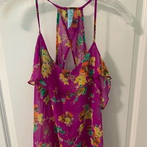 Floral tank top - MEDIUM